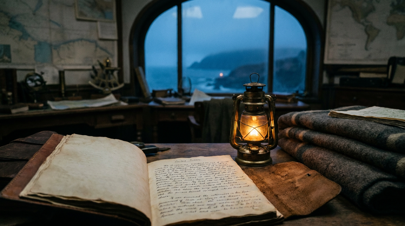Cover photograph — The Lower Lanterns Cinematic cover photograph for the short story “The Lower Lanterns” by Z. Marlow — Dear Ailsa,