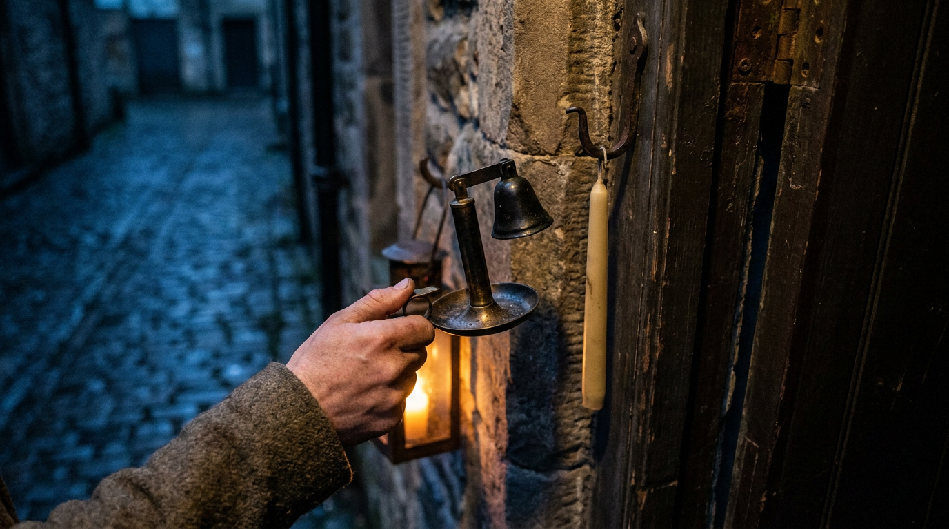 Cover photograph — Room for One More Cinematic cover photograph for the short story “Room for One More” by Z. Marlow — 1. Collect the taper from the hook beside the watch-house door. Test the snuffer with your thumb. The hinge sticks in damp weather, and a l…